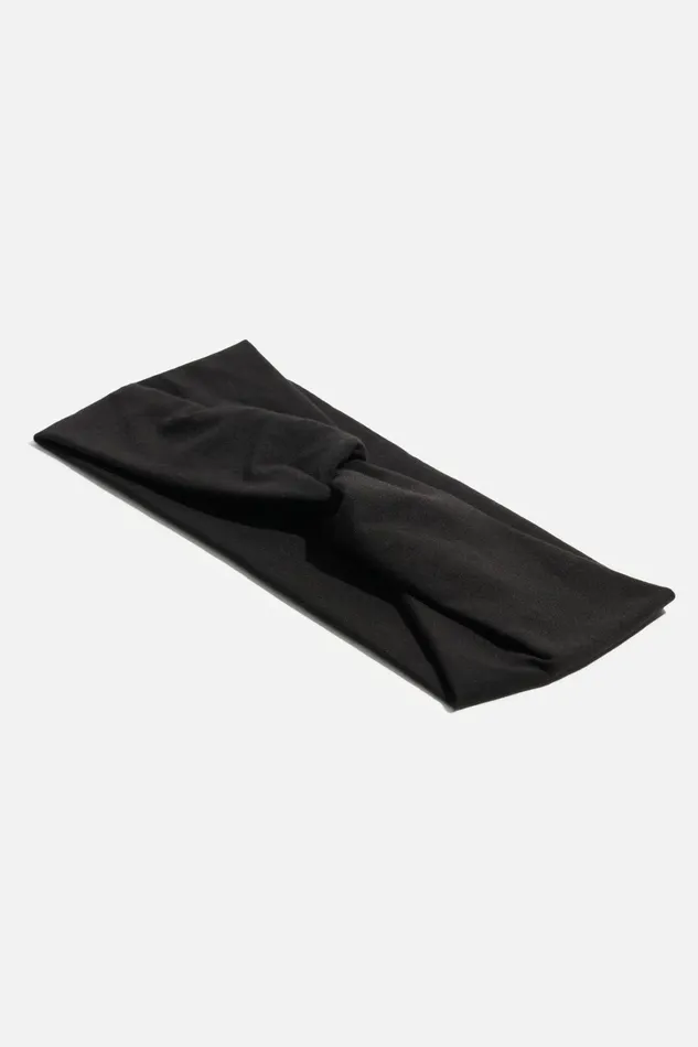 Dynamite Hair Accessories Women Wide Twist Headband Black