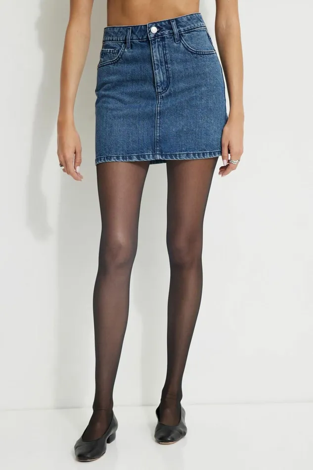 Dynamite Jeans and Denim Women Denim Mini Skirt Blue