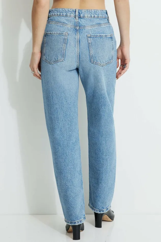 Dynamite Jeans and Denim Women Justina Straight Leg Jeans Blue