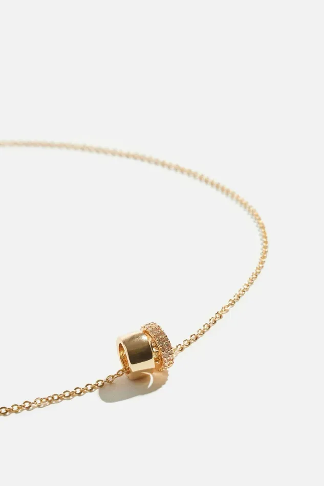 Dynamite Necklaces Women Ring Charm Necklace White