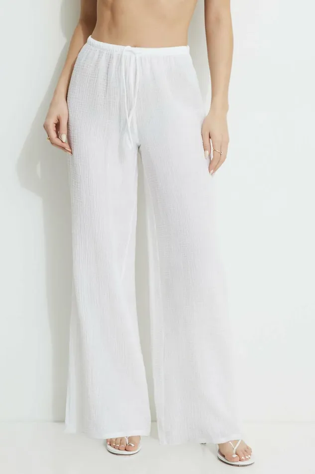 Dynamite Pants Women PullOn Gauze Pants White