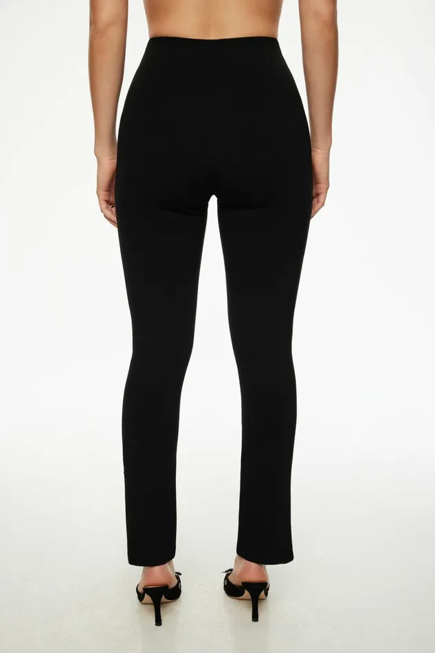 Dynamite Pants Women Slim Zip Hem Pants Black
