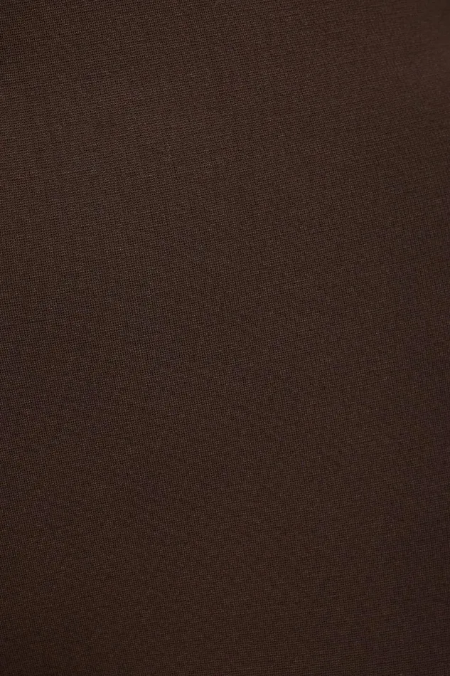 Dynamite Pants Women Slim Zip Hem Pants Brown