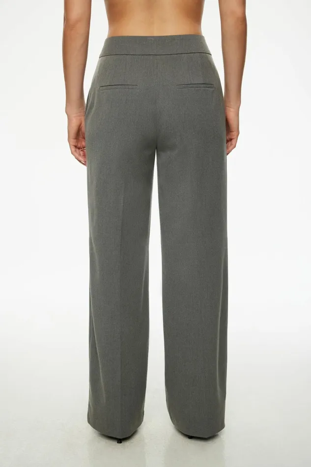 Dynamite Pants Women Yasmin Straight Leg Pants Gray