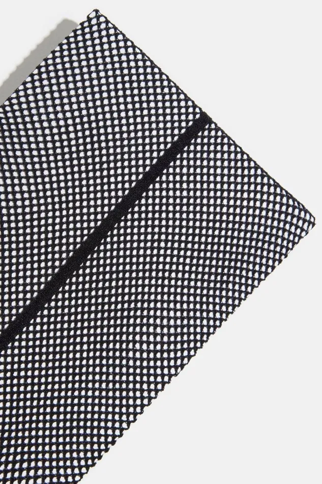 Dynamite Socks and Tights Women Front Line Fishnet Tights BLACK