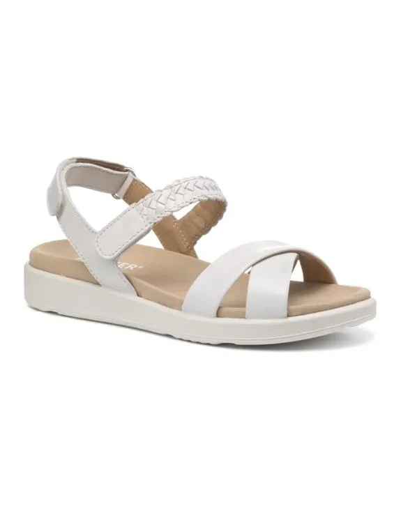 Elba Sandals Ivory Women Hotter Touch Fasten Sandals