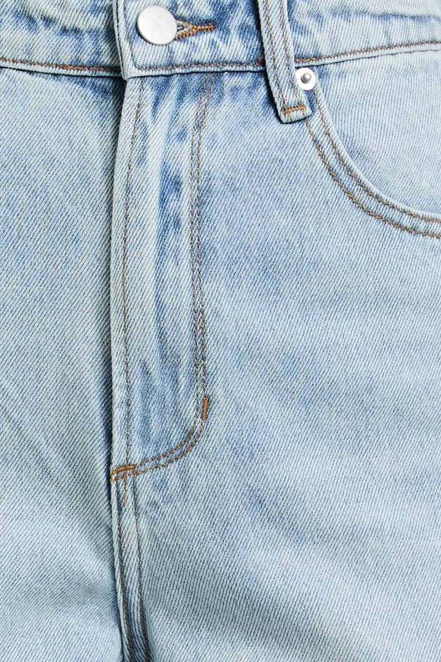 Emman Jeans 8211 High Waisted Cotton Wide Leg Denim Jeans In Sunday Blue Women Showpo Denim
