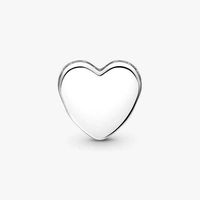 Engravable Charms Women Pandora Engravable Heart Charm Sterling Silver