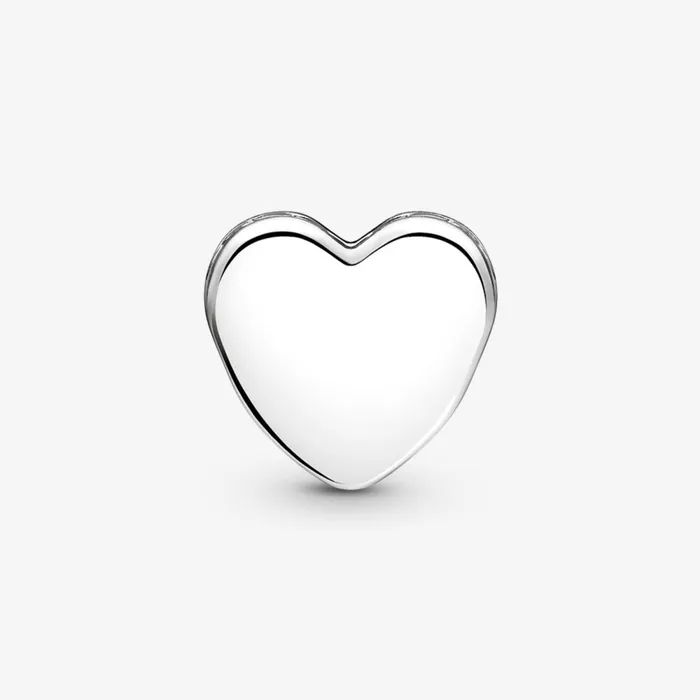 Engravable Charms Women Pandora Engravable Heart Charm Sterling Silver