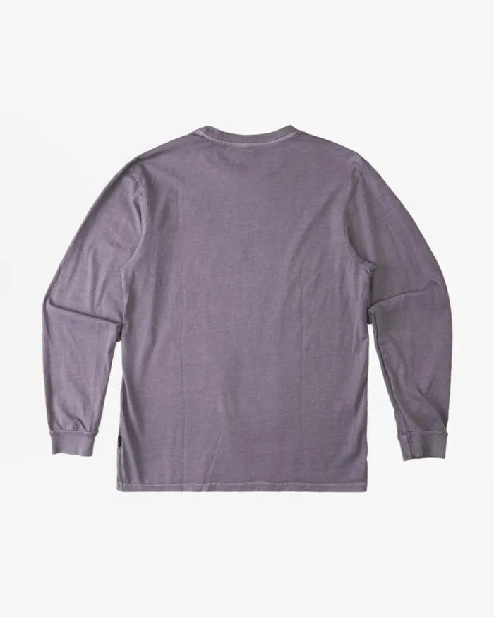 Essential Wave Washed Long Sleeve TShirt Purple Haze Men Billabong TShirts