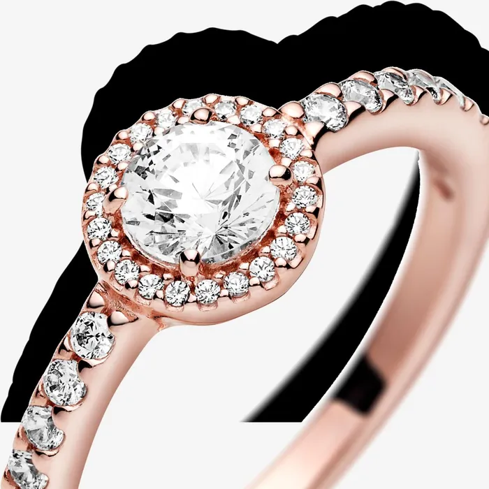 Eternity Rings Women Pandora Classic Sparkle Halo Ring