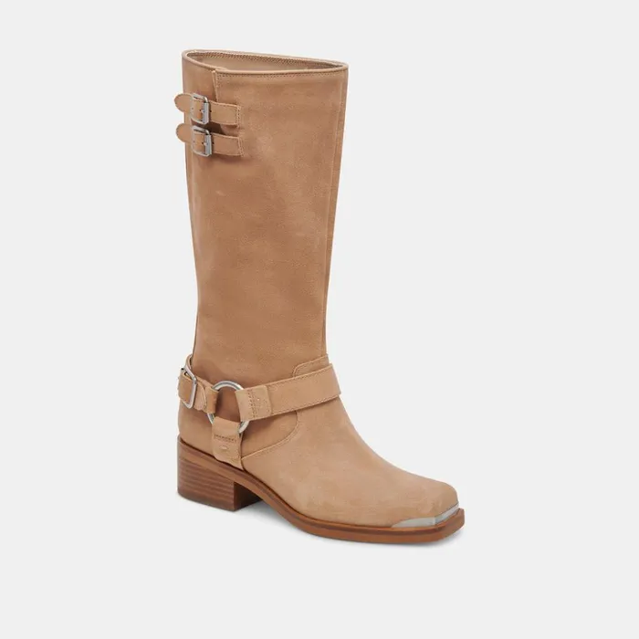 Evi Boots Mushroom Suede Women Dolce Vita Boots and Booties
