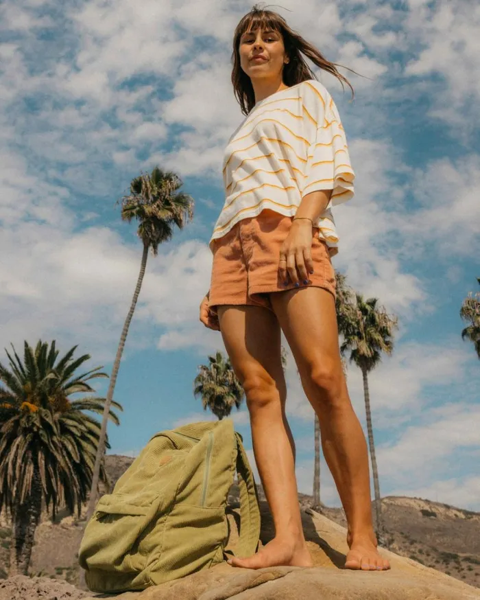 Feeling Free Boxy TShirt Deep Sienna Women Billabong Tops