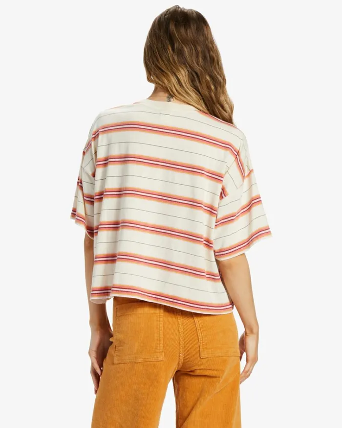 Feeling Free Boxy TShirt Deep Sienna Women Billabong Tops