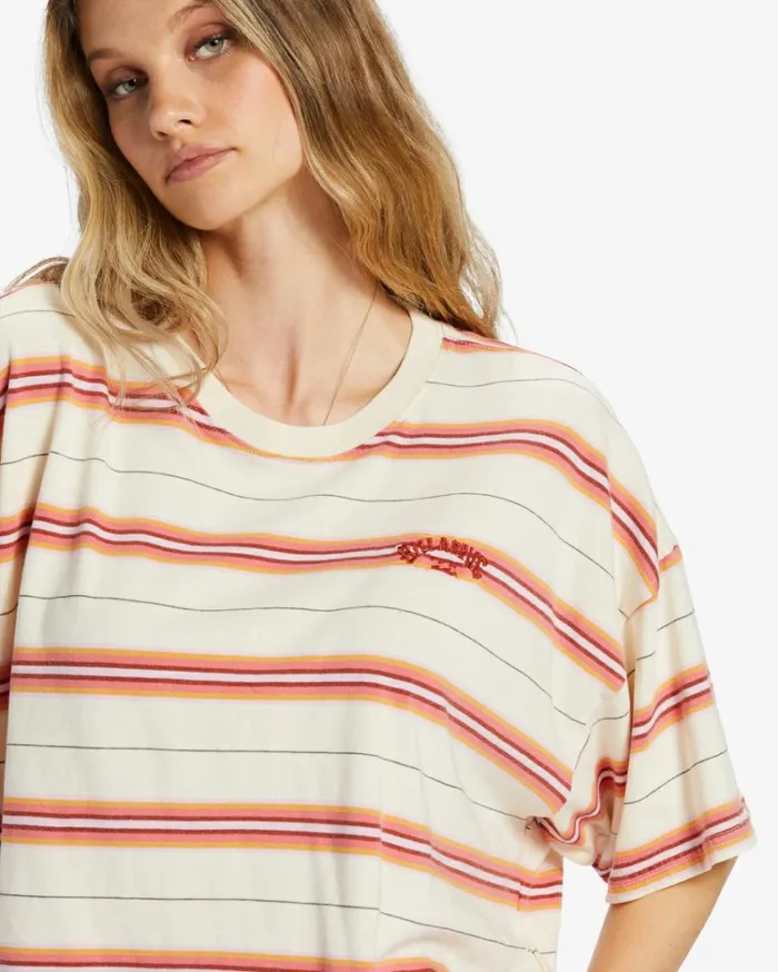 Feeling Free Boxy TShirt Deep Sienna Women Billabong Tops
