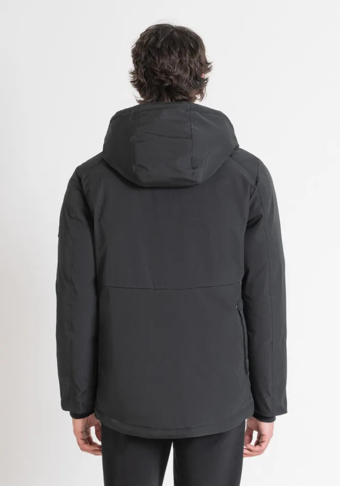 Field Jackets And Coats Men Antony Morato Regular Fit Jacket In Black Sustainable Polyester With Synthetic Padding Black