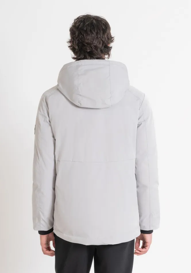 Field Jackets And Coats Men Antony Morato Regular Fit Jacket In Grey Sustainable Polyester With Synthetic Padding Moon Grey