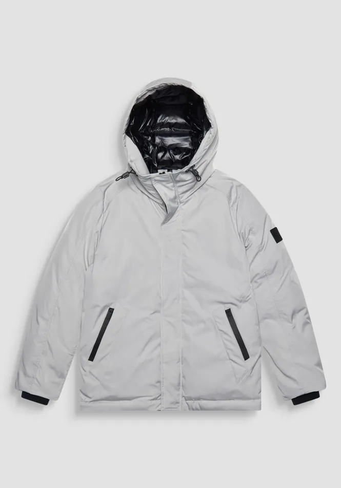 Field Jackets And Coats Men Antony Morato Regular Fit Jacket In Grey Sustainable Polyester With Synthetic Padding Moon Grey
