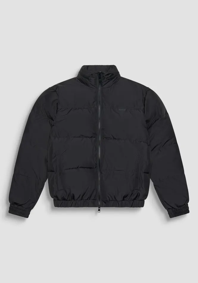 Field Jackets And Coats Men Antony Morato Regular Fit Jacket In Techno Fabric With Ecopadding Dupont Sorona With Logo Black Field Jackets And Coats Men Antony Morato Regular Fit Jacket In Techno Fabric With Ecopadding Dupont Sorona With Logo Black
