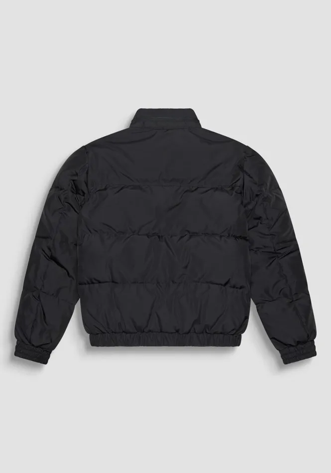 Field Jackets And Coats Men Antony Morato Regular Fit Jacket In Techno Fabric With Ecopadding Dupont Sorona With Logo Black