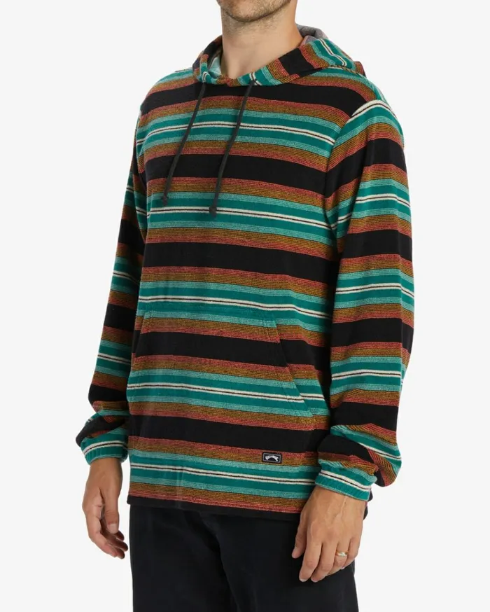 Flecker Diego Hoodie Black Men Billabong Hoodies and Fleece