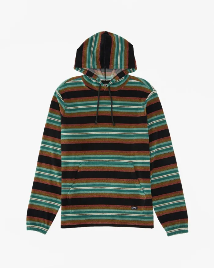 Flecker Diego Hoodie Black Men Billabong Hoodies and Fleece
