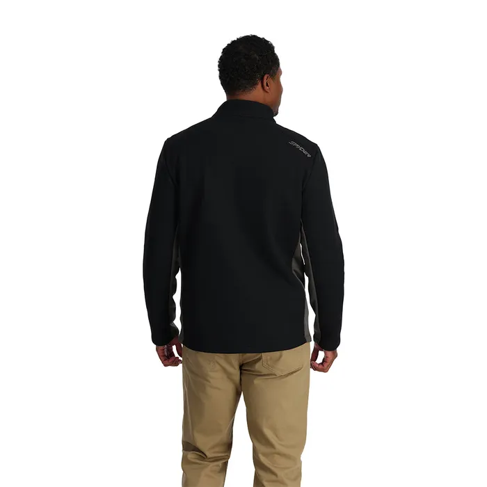 Fleece Mens Spyder Bandit Full Zip 8211 Black