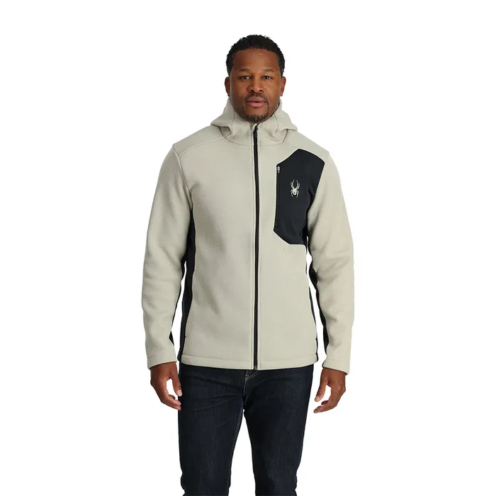 Fleece Mens Spyder Bandit Hooded 8211 Sandstorm