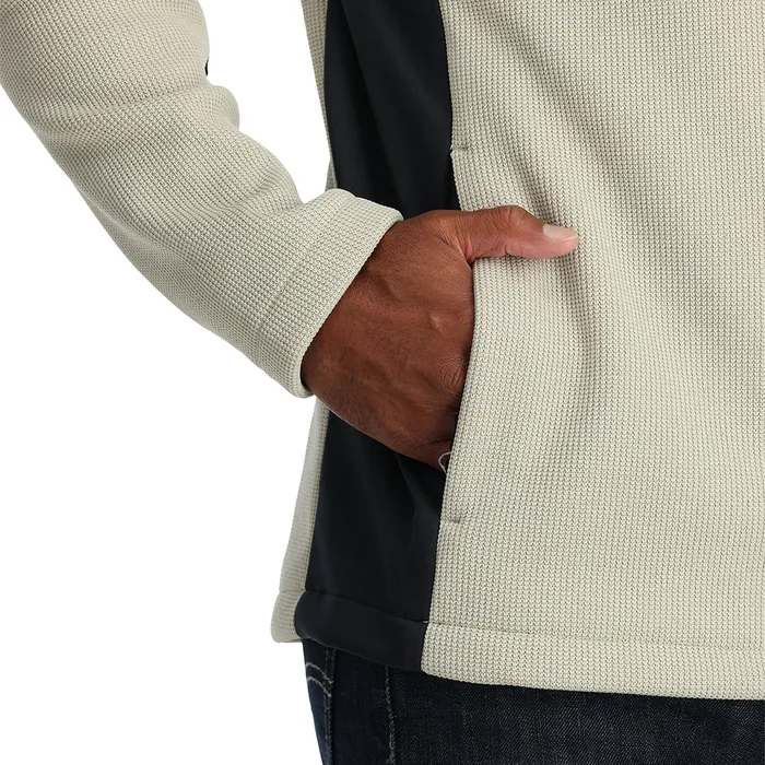 Fleece Mens Spyder Bandit Hooded 8211 Sandstorm