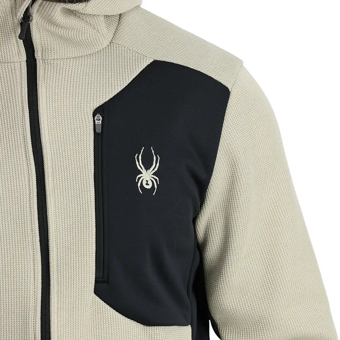 Fleece Mens Spyder Bandit Hooded 8211 Sandstorm