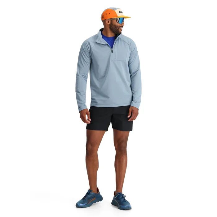 Fleece Mens Spyder Matrix Gridweb Half Zip 8211 Blue Fog