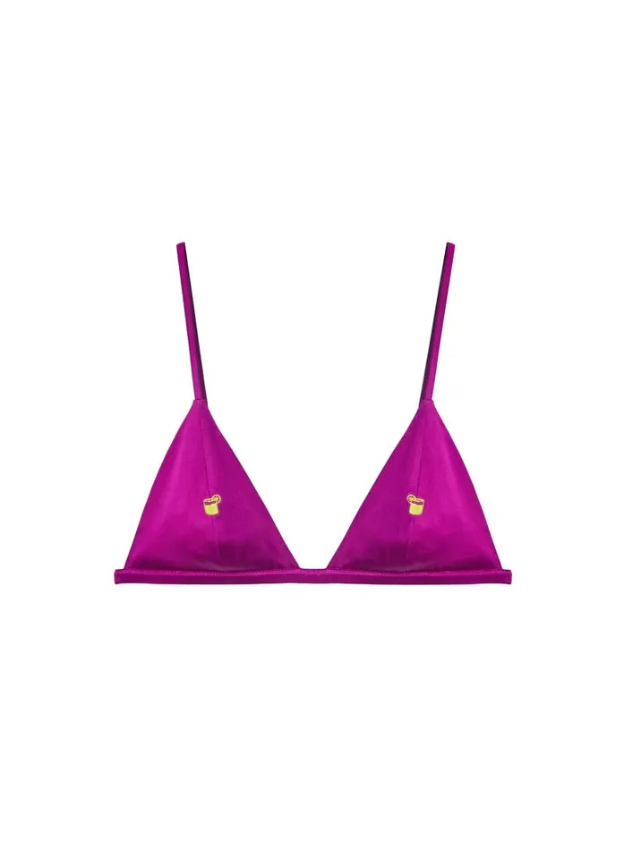 Fleur Du Mal Bralettes and Wireless Bras Women Margarita Embroidered Luxe Triangle Bra Vixen Fleur Du Mal Bralettes and Wireless Bras Women Margarita Embroidered Luxe Triangle Bra Vixen