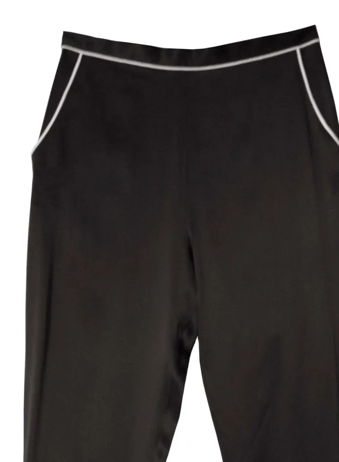 Fleur Du Mal Loungewear Women Bedroom To Boardroom Pant Black Fleur Du Mal Loungewear Women Bedroom To Boardroom Pant Black
