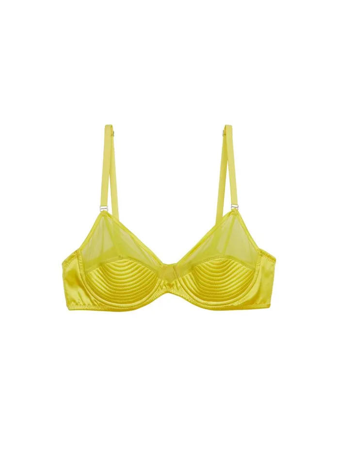Fleur Du Mal Underwire Bras Women Top Stitch Bebe Bra Zest Fleur Du Mal Underwire Bras Women Top Stitch Bebe Bra Zest