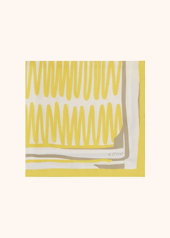 FOULARD CM 90X90 SILK Women Kiton ScarvesGlovesHats
