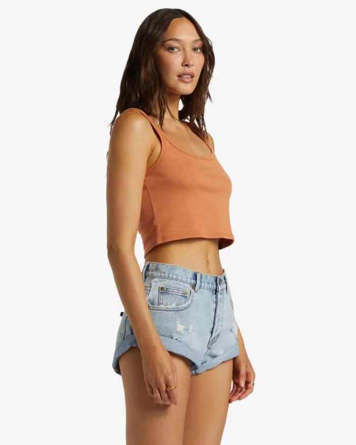 Get Low Short Denim Shorts Light Wash Destroy Women Billabong Shorts
