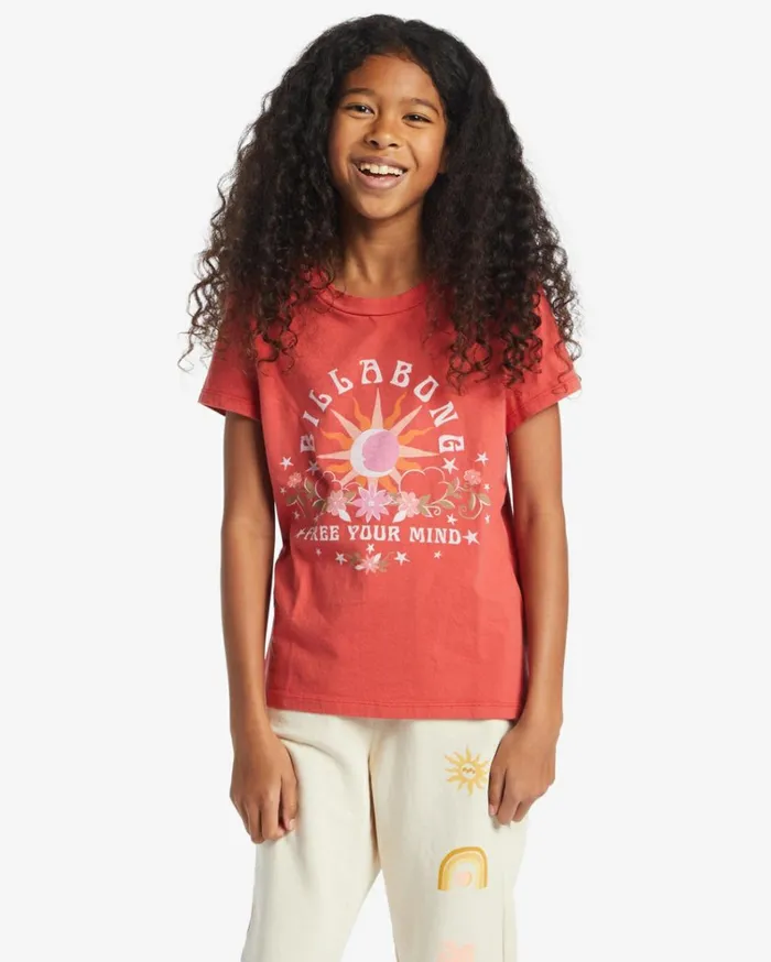 Girl039s Free Your Mind TShirt Red Rock Kids Billabong Girls039 Tops and Tees