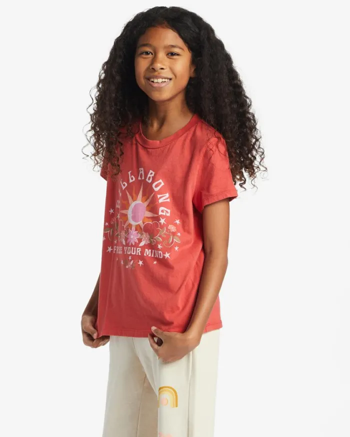 Girl039s Free Your Mind TShirt Red Rock Kids Billabong Girls039 Tops and Tees