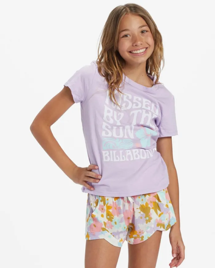 Girl039s Kissed By The Sun TShirt Peaceful Lilac Kids Billabong Girls039 Tops and Tees