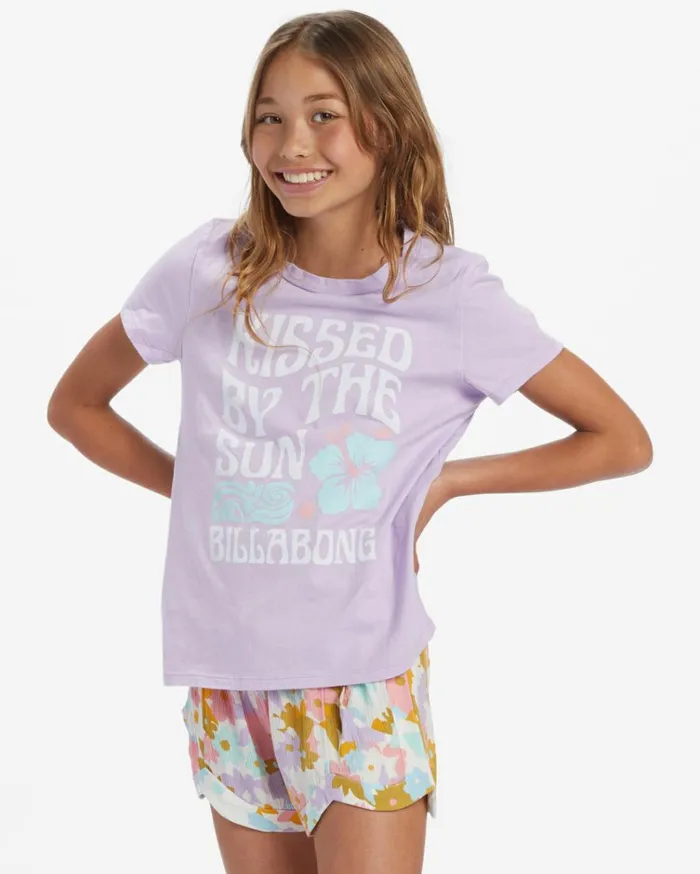 Girl039s Kissed By The Sun TShirt Peaceful Lilac Kids Billabong Girls039 Tops and Tees