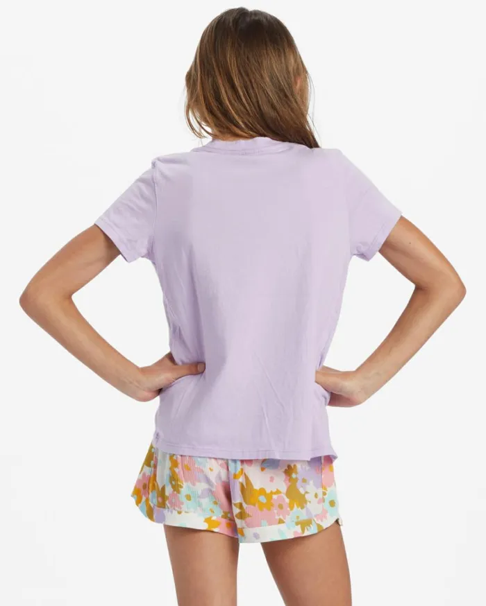Girl039s Kissed By The Sun TShirt Peaceful Lilac Kids Billabong Girls039 Tops and Tees