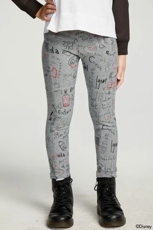 Girls Chaser Brand Disney Cruella De Vil Look Fabulous Bottoms