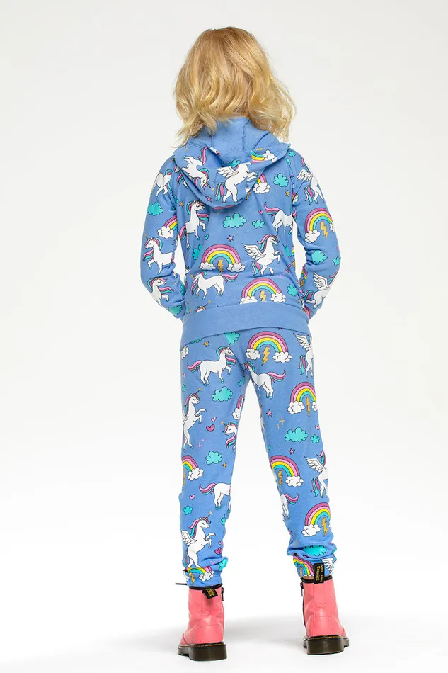 Girls Chaser Brand Rainbow Unicorn Pants Bottoms