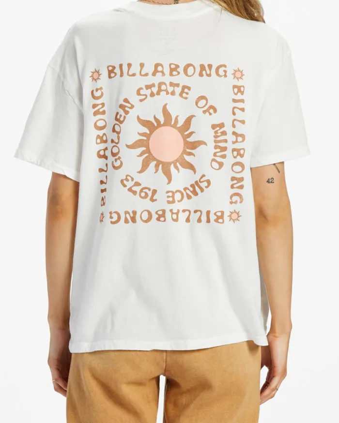 Golden State TShirt Salt Crystal Women Billabong Graphic Tees and Tanks