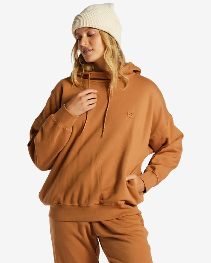 Halifax Hoodie Caramel Women Billabong Sweatshirts and Fleece