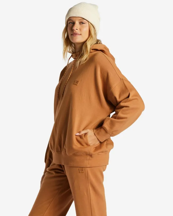 Halifax Hoodie Caramel Women Billabong Sweatshirts and Fleece