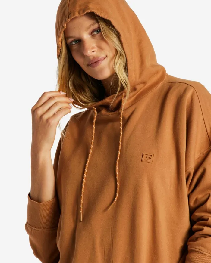 Halifax Hoodie Caramel Women Billabong Sweatshirts and Fleece