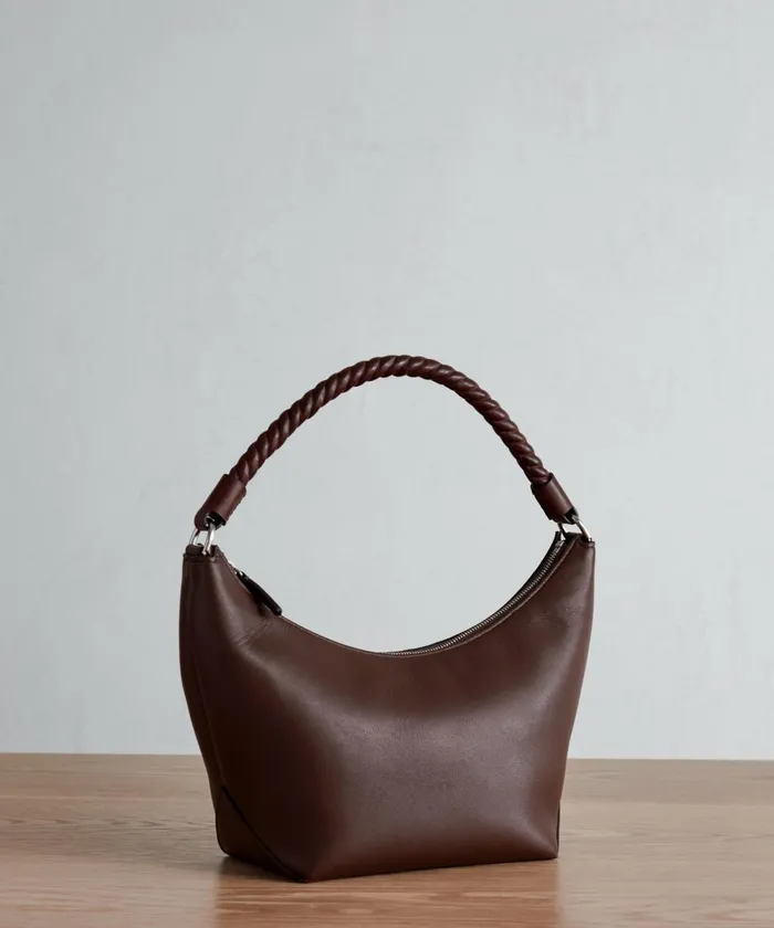 Handbags and Clutches Women Jenni Kayne Crescent Shoulder Bag Chocolate