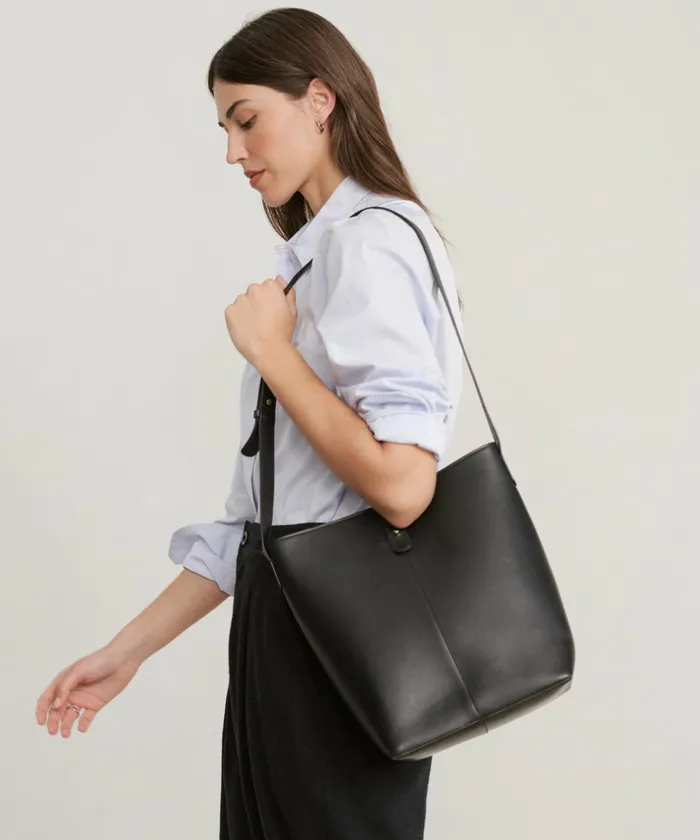Handbags and Clutches Women Jenni Kayne Leather Bucket Bag Black