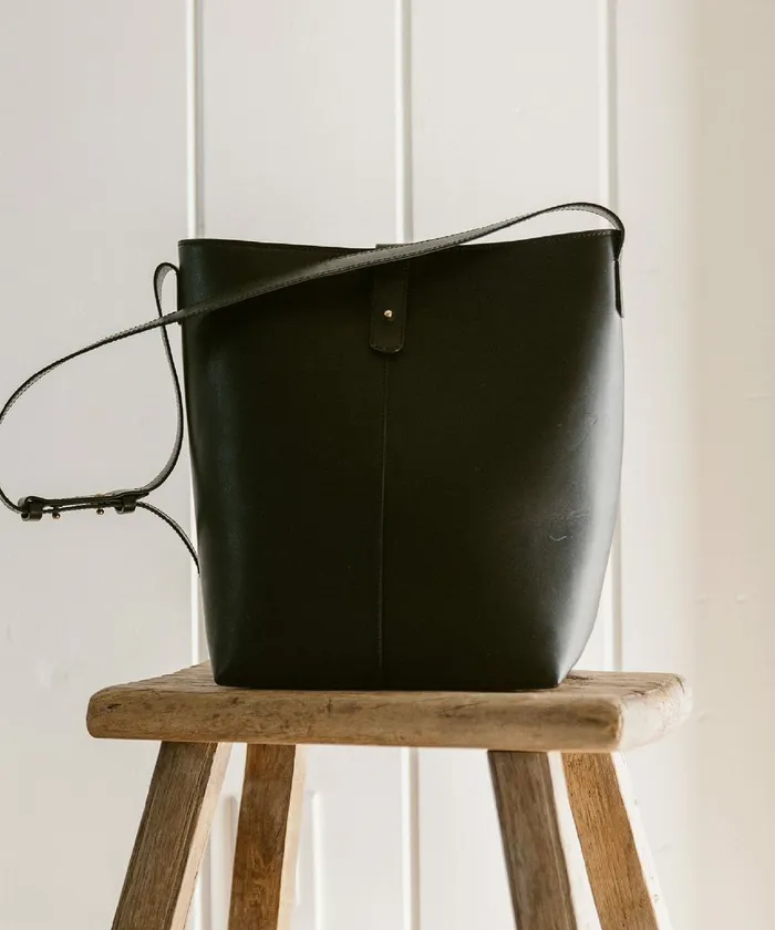 Handbags and Clutches Women Jenni Kayne Leather Bucket Bag Black